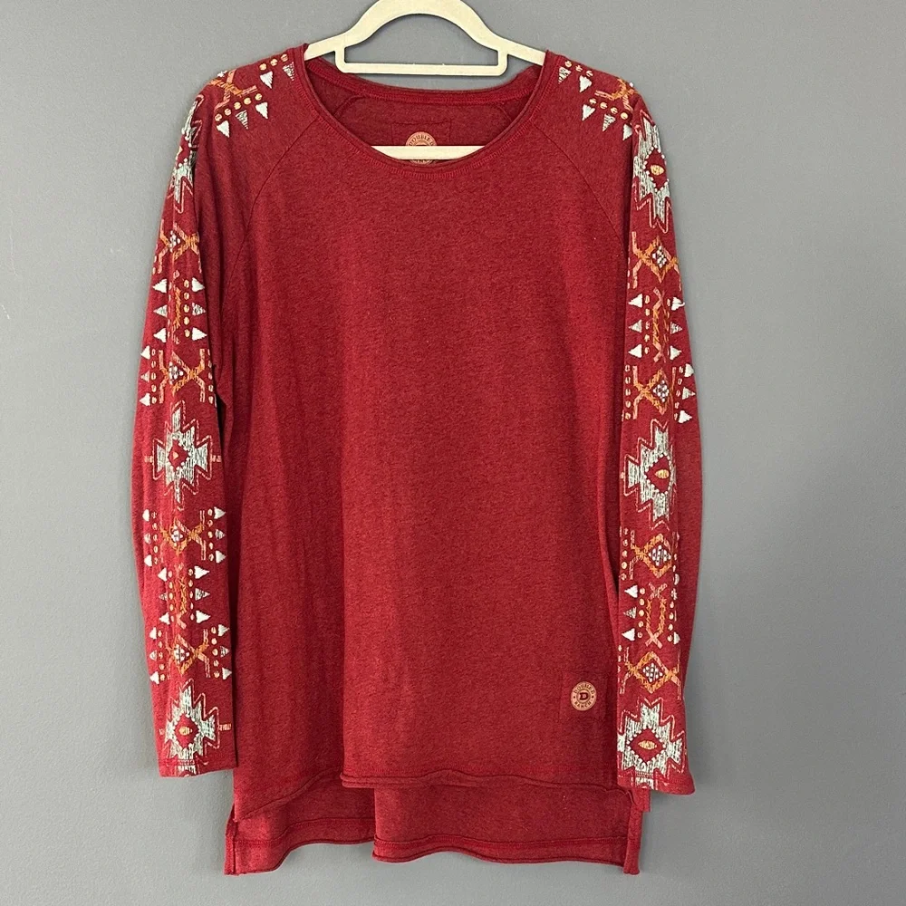 Double D Ranch Aztec Long Sleeve Top/Tunic - Picture 1 of 9